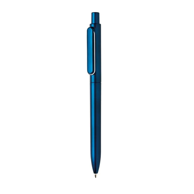 Bolígrafo metálico tinta azul X6