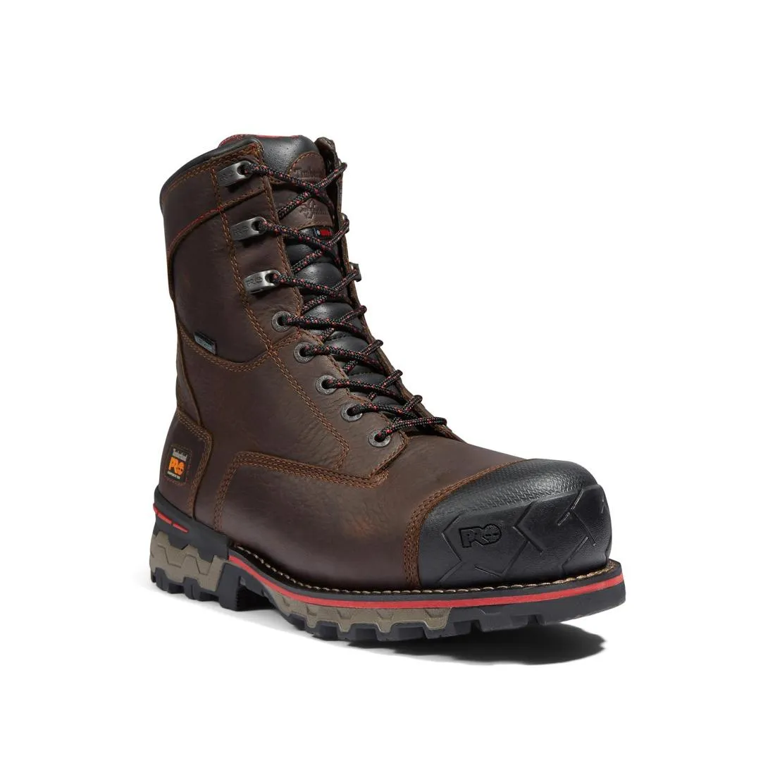 BOONDOCK 8 INCH COMPOSITETOE WATERPROOF INS 1000G WORK BOOT BROWN