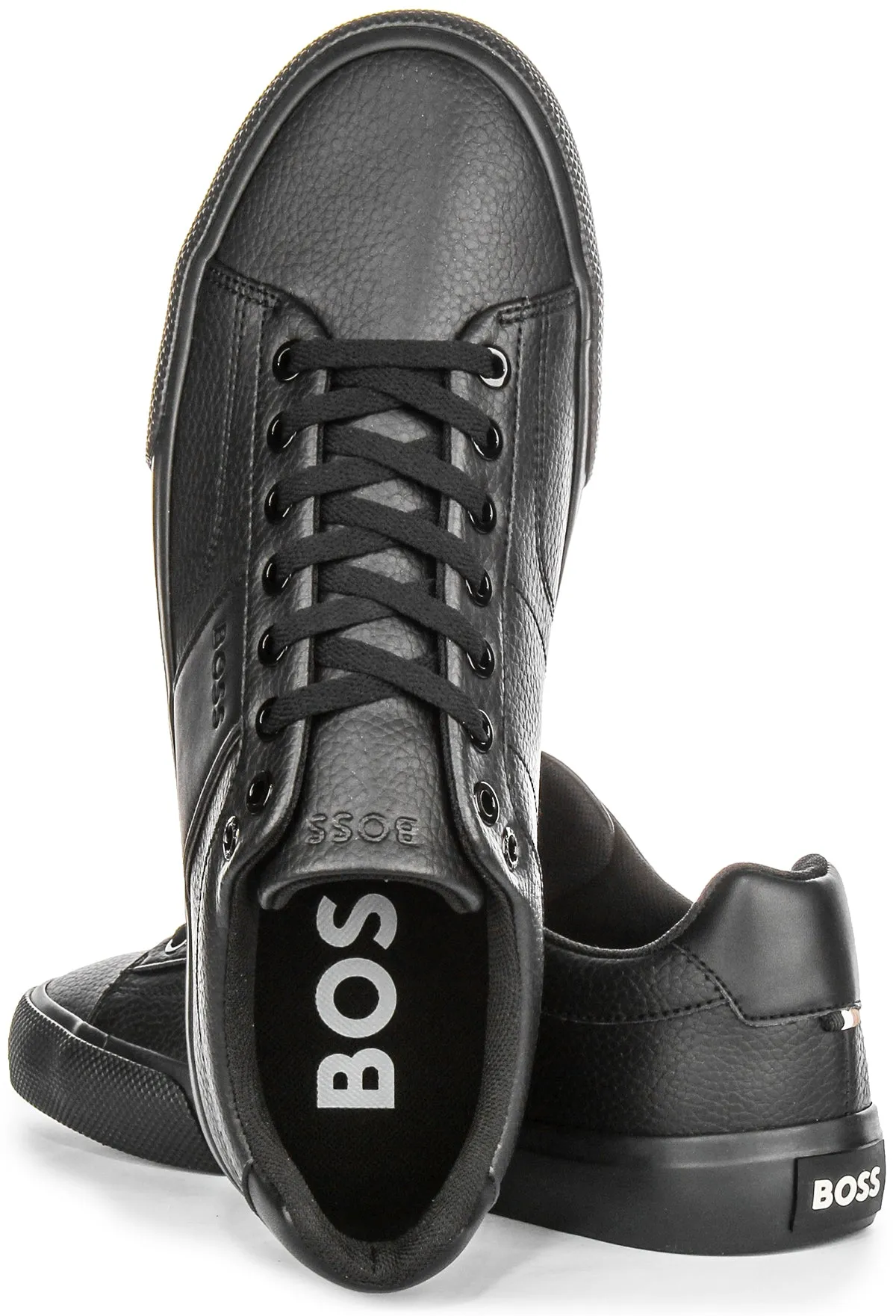 Boss Aiden Tennis Trainers In Navy For Men