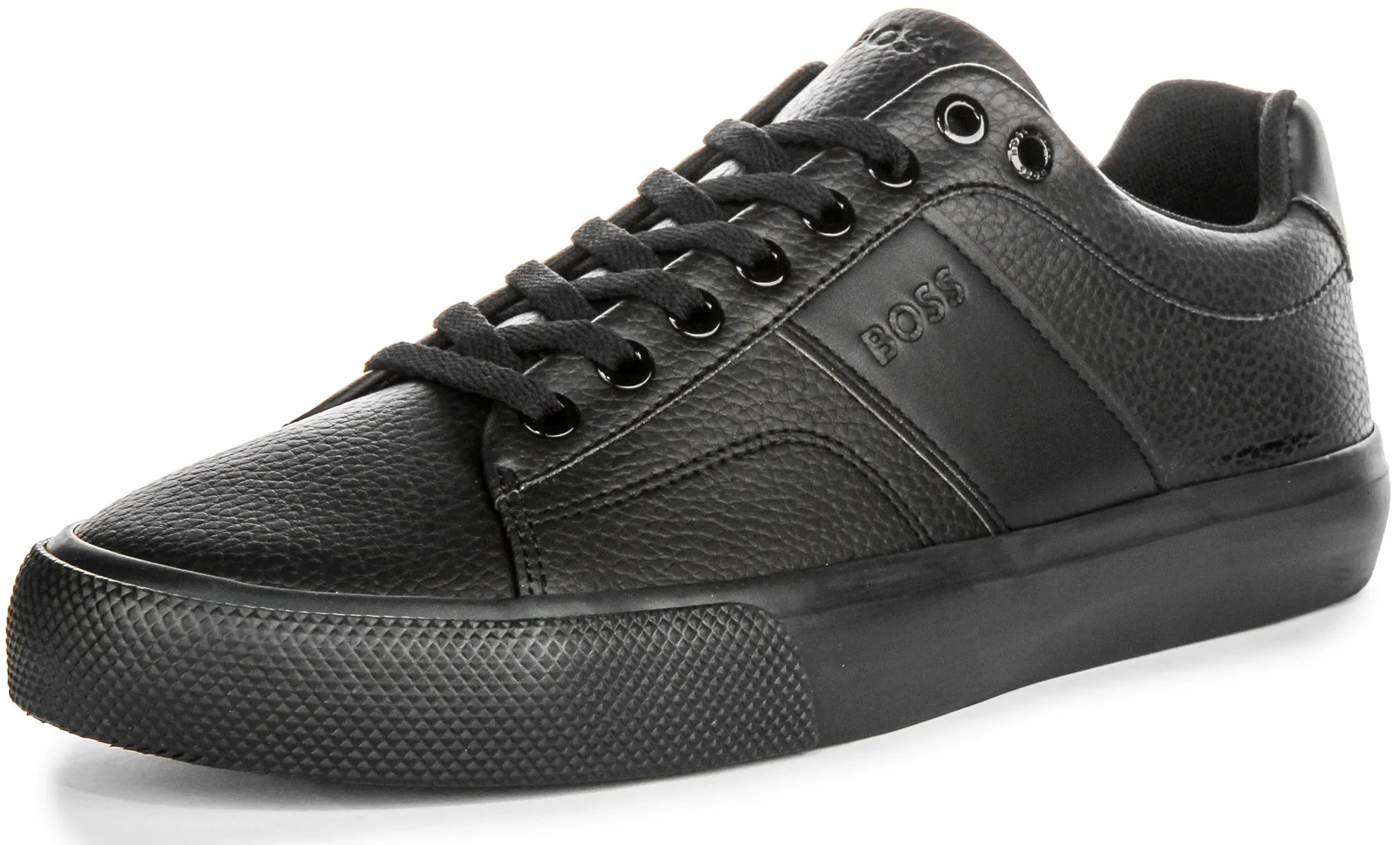 Boss Aiden Tennis Trainers In Navy For Men