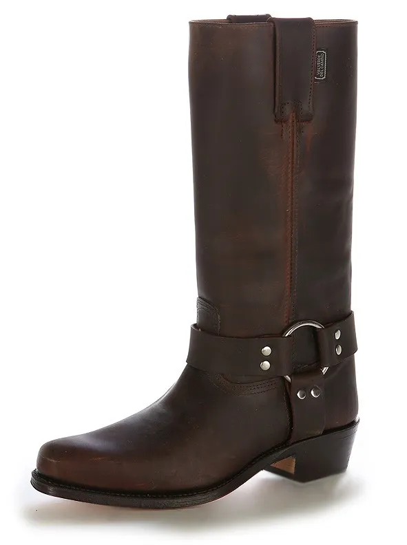 Bota fray marron piel
