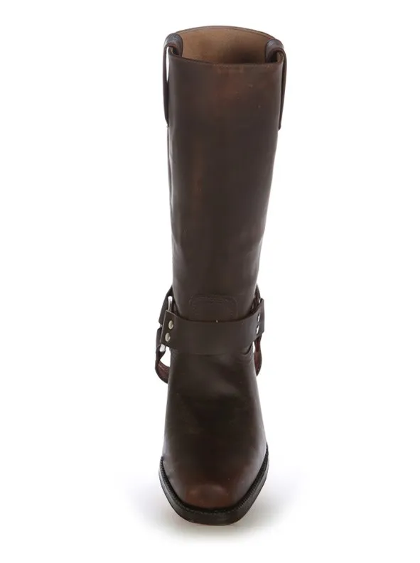 Bota fray marron piel
