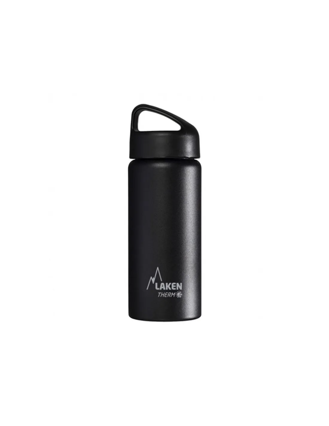 BOTELLA TéRMICA ACERO INOX. 18/8  0,5L  NEGRO