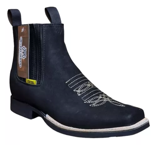 Botin Charro Punta Cuadrada 