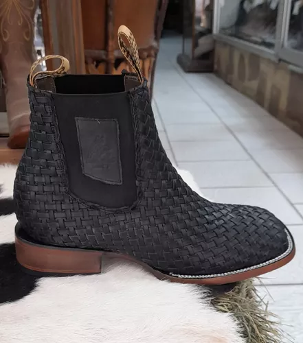 Botin Rodeo Petatillo Caballero Marca Toro Moro Suela Cuero