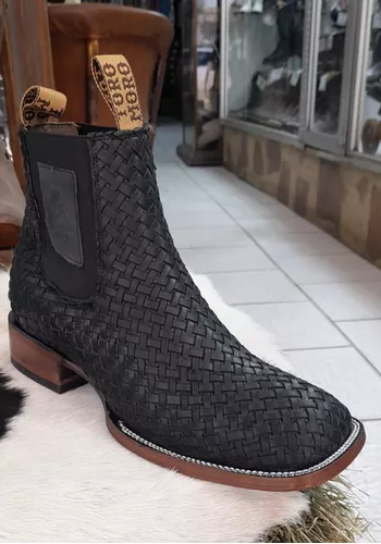 Botin Rodeo Petatillo Caballero Marca Toro Moro Suela Cuero