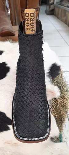 Botin Rodeo Petatillo Caballero Marca Toro Moro Suela Cuero