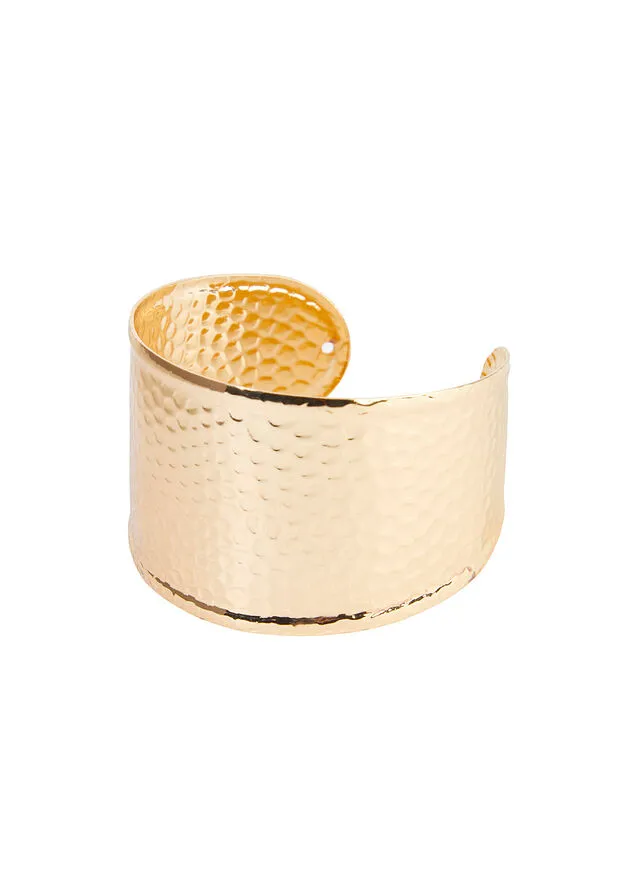 Brazalete oro metálico