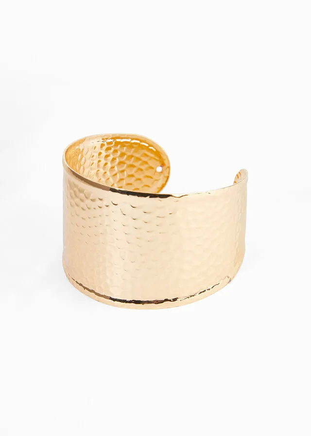 Brazalete oro metálico
