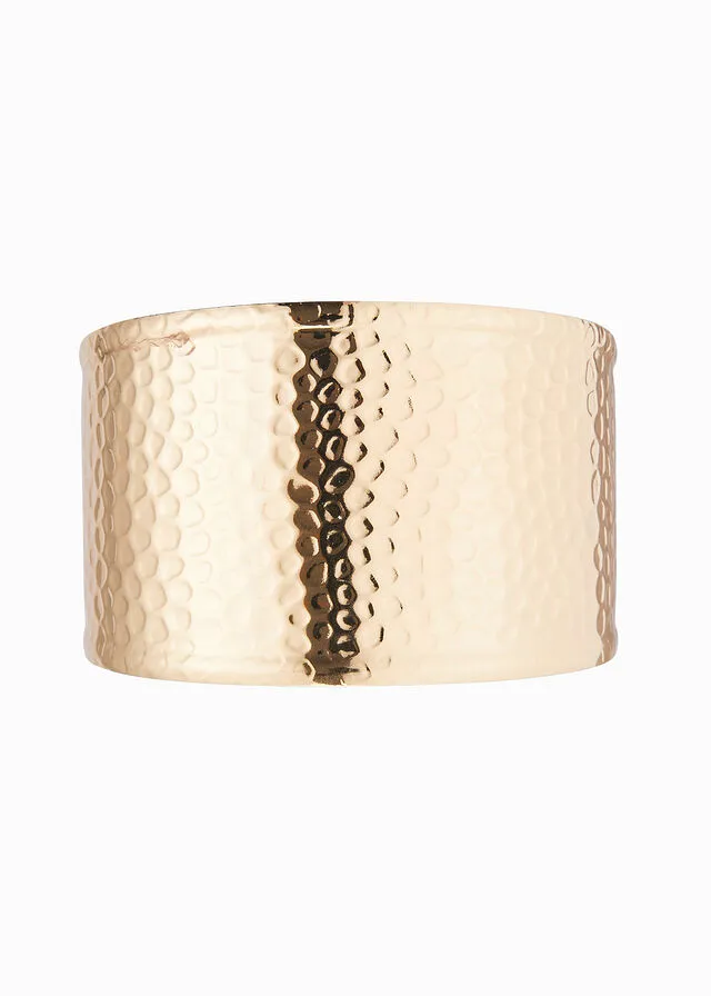 Brazalete oro metálico