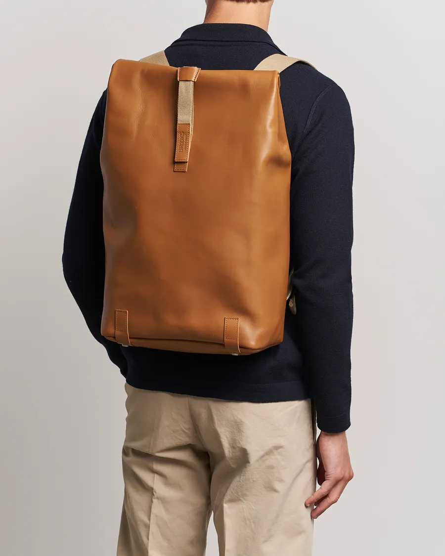 Brooks England Pickwick Large Leather Backpack Honey