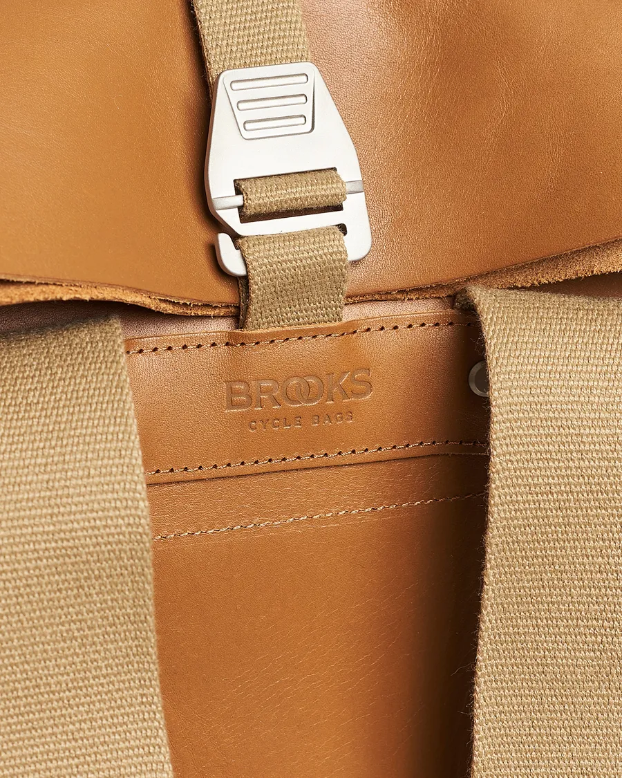 Brooks England Pickwick Large Leather Backpack Honey