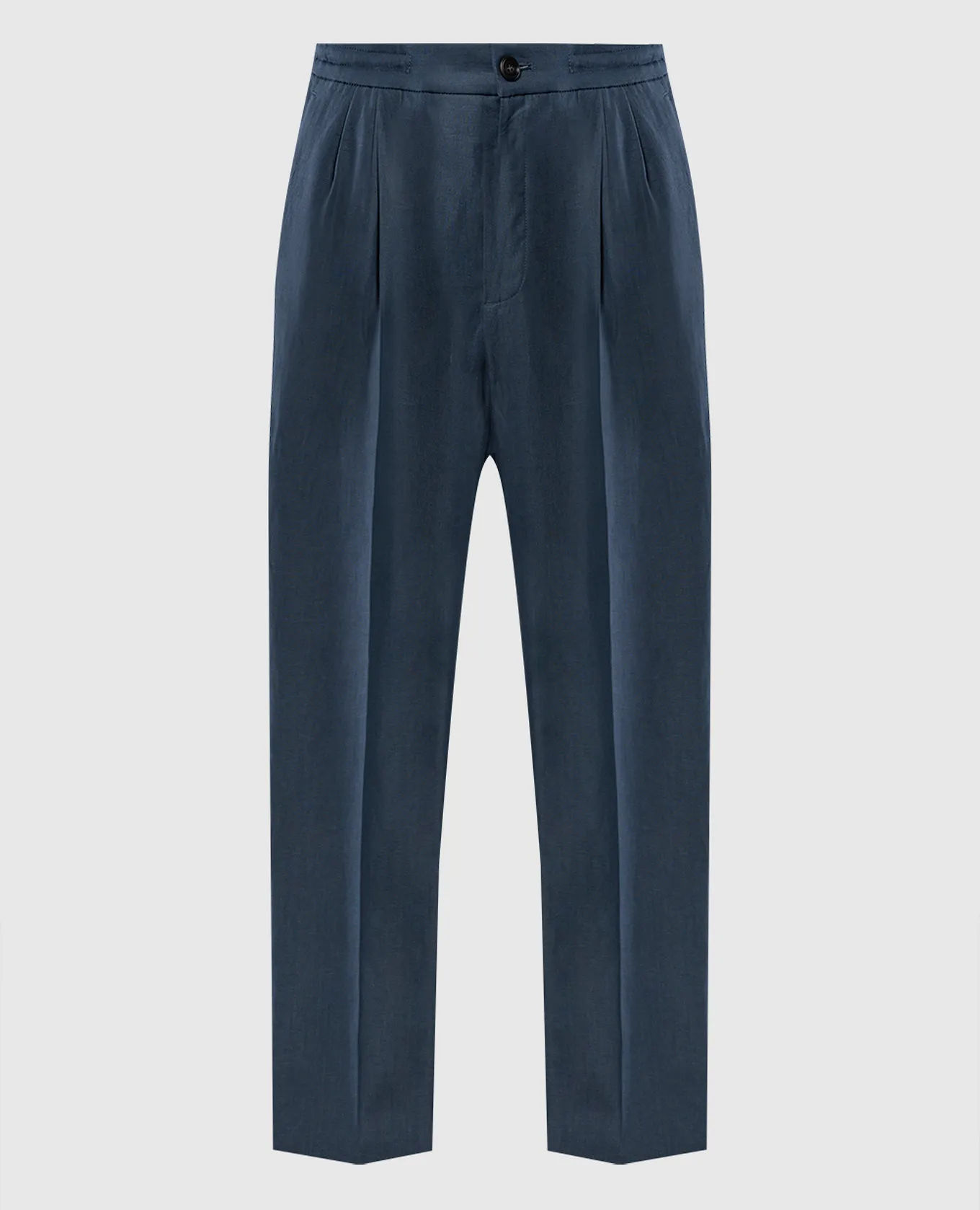 Brunello Cucinelli Blue linen pants