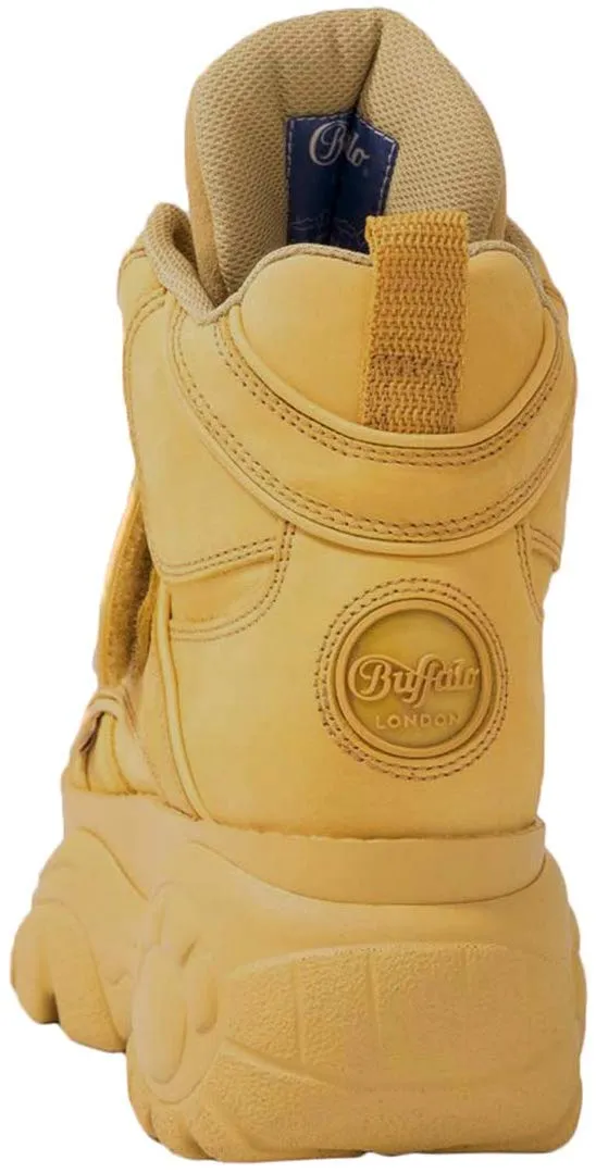 Buffalo London Zapatillas Nubuck Beige Altas