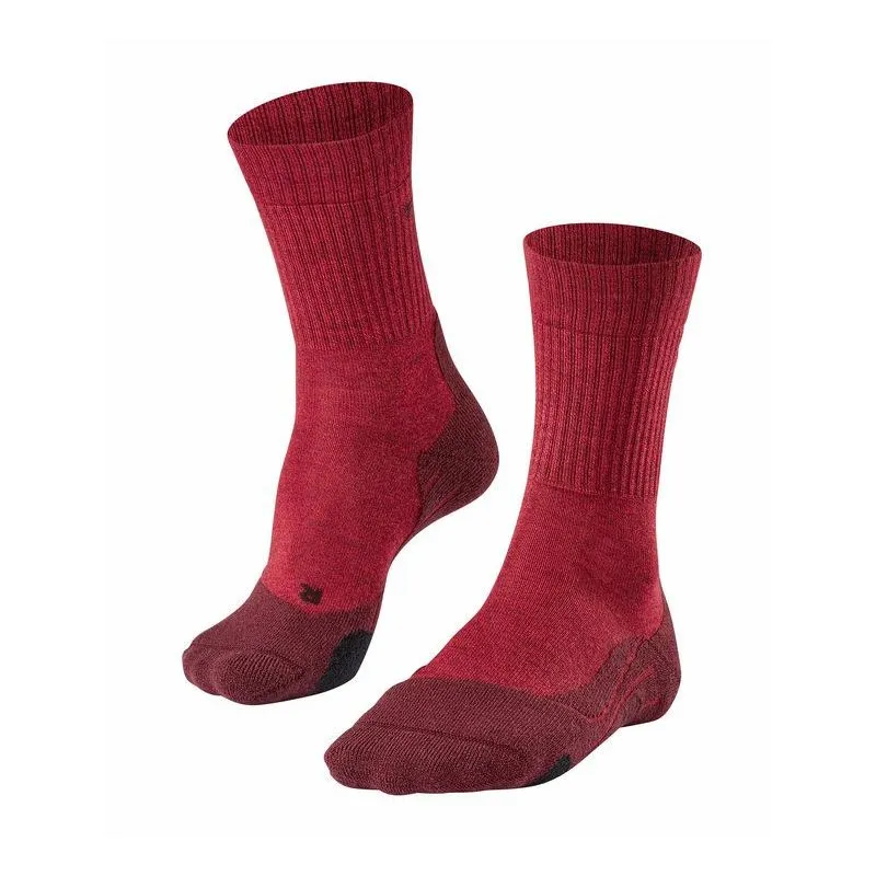 Calcetines de senderismo Falke Tk2 Wool (Scarlet) para mujer