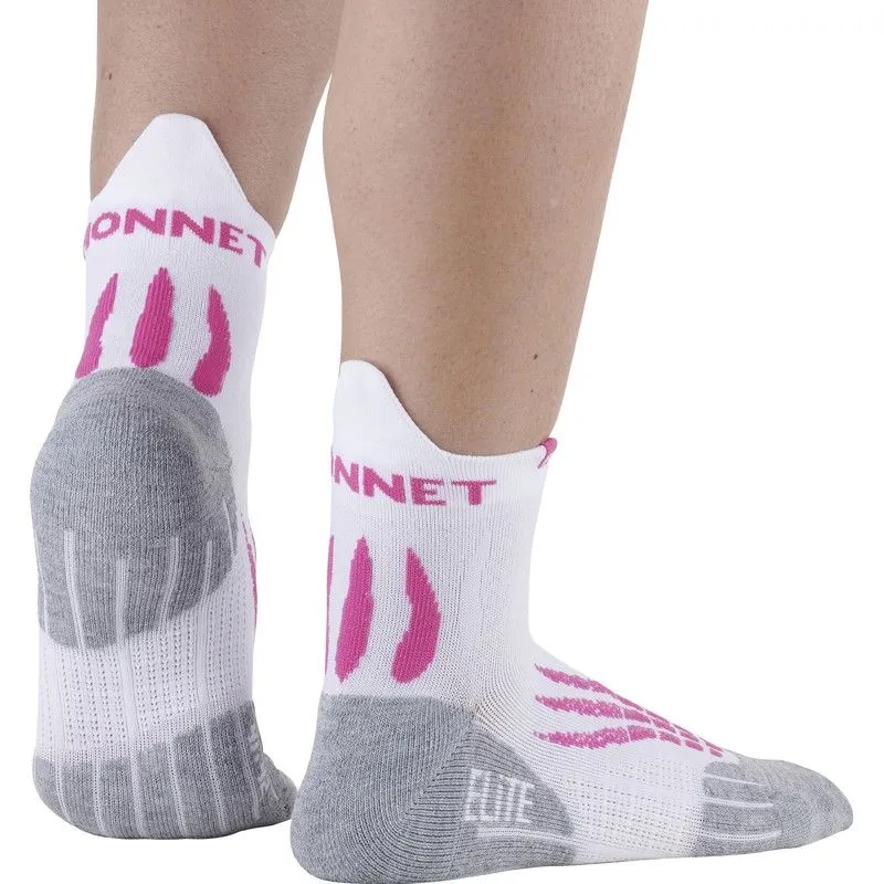 Calcetines trail/running Monnet Run Elite (BLANCO ROSA)