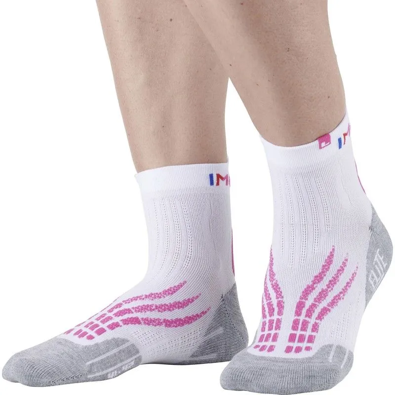 Calcetines trail/running Monnet Run Elite (BLANCO ROSA)