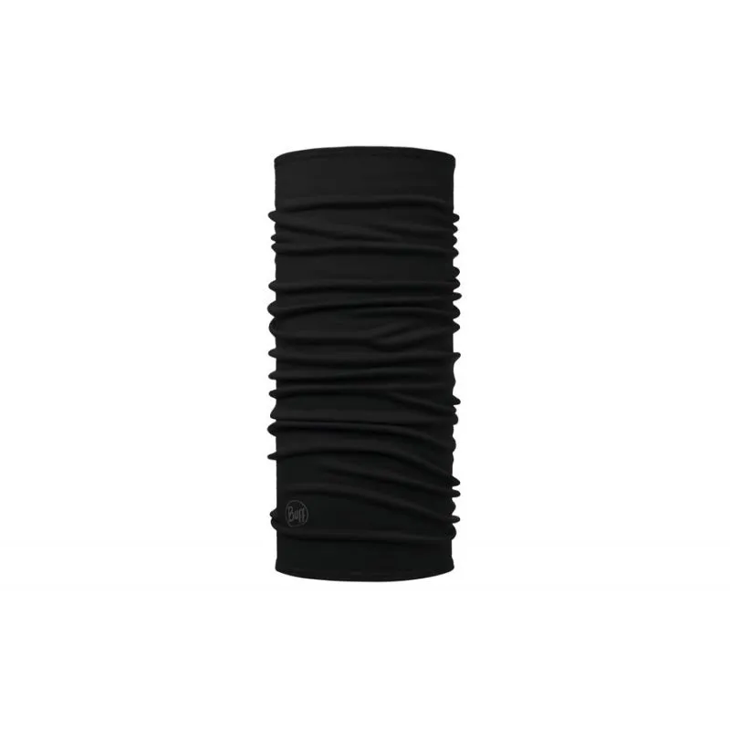 Calentador de cuello BUFF Merino Midweight Solid (Negro)