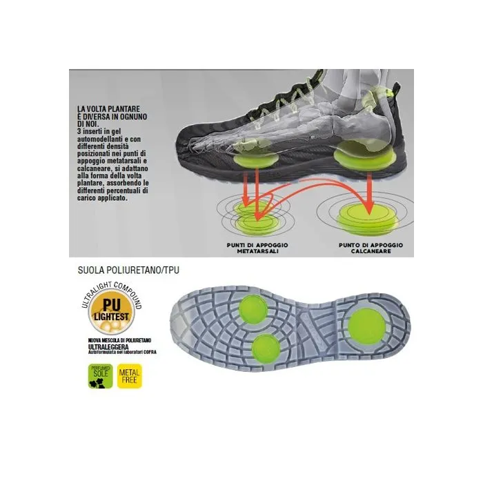 Calzado de seguridad Cofra Dancing S1P SRC Fitness