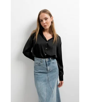 Camisa Noruega Satinada
