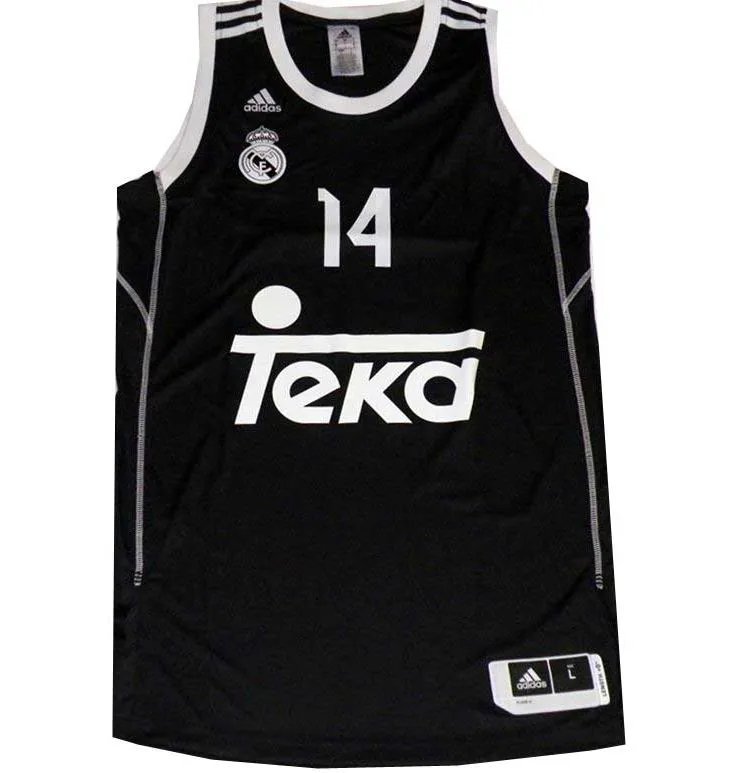Camiseta Ayón 2ª Equipación Real Madrid Basket 2014 (negra)