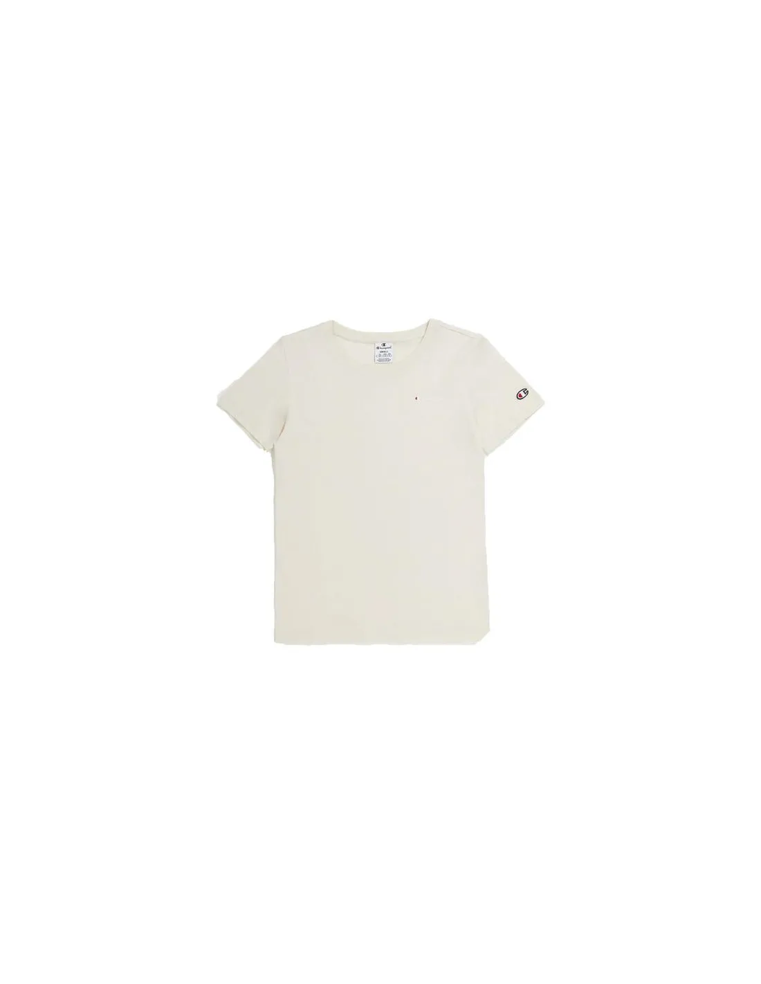 Camiseta Champion Crewneck Mujer Crudo