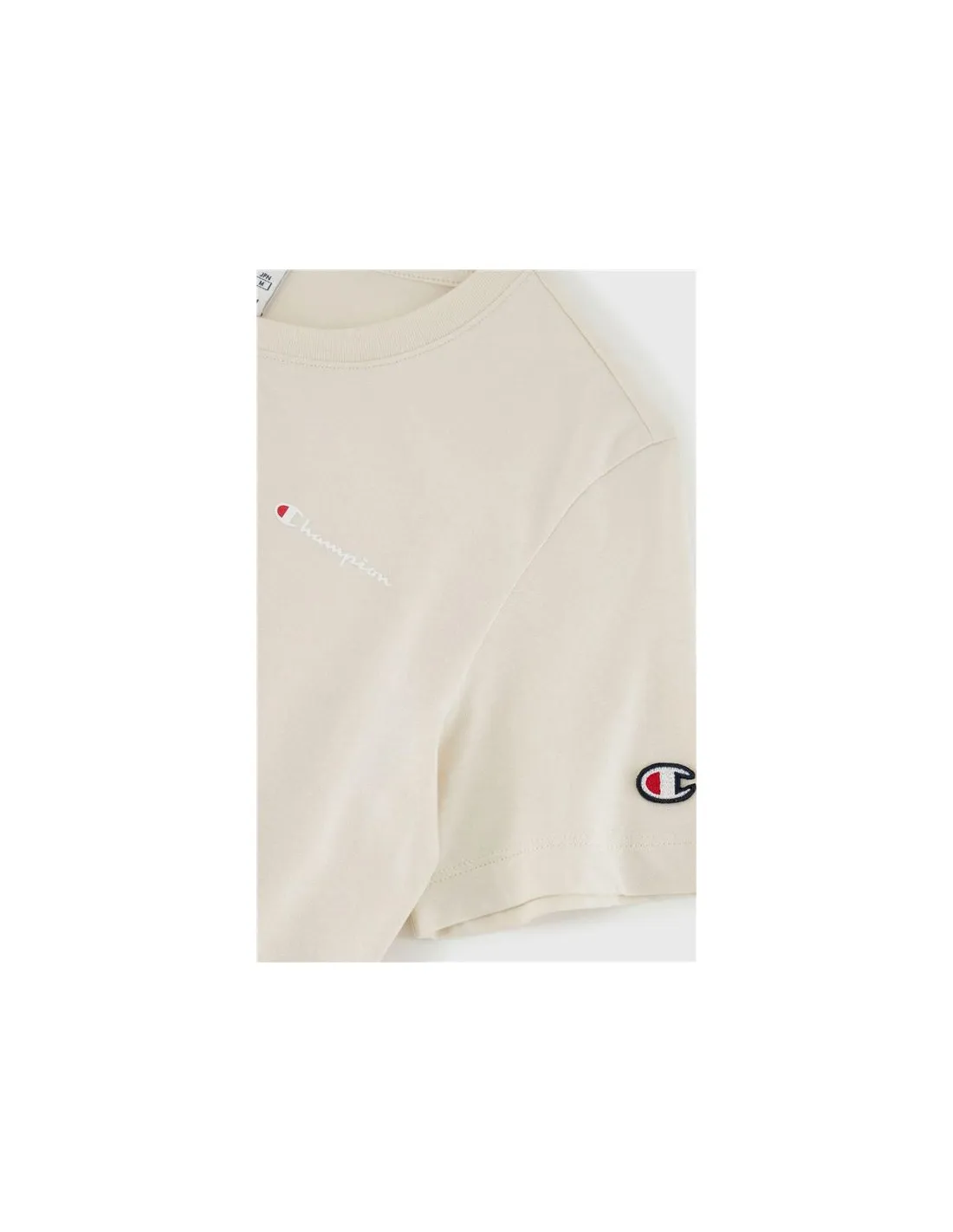 Camiseta Champion Crewneck Mujer Crudo
