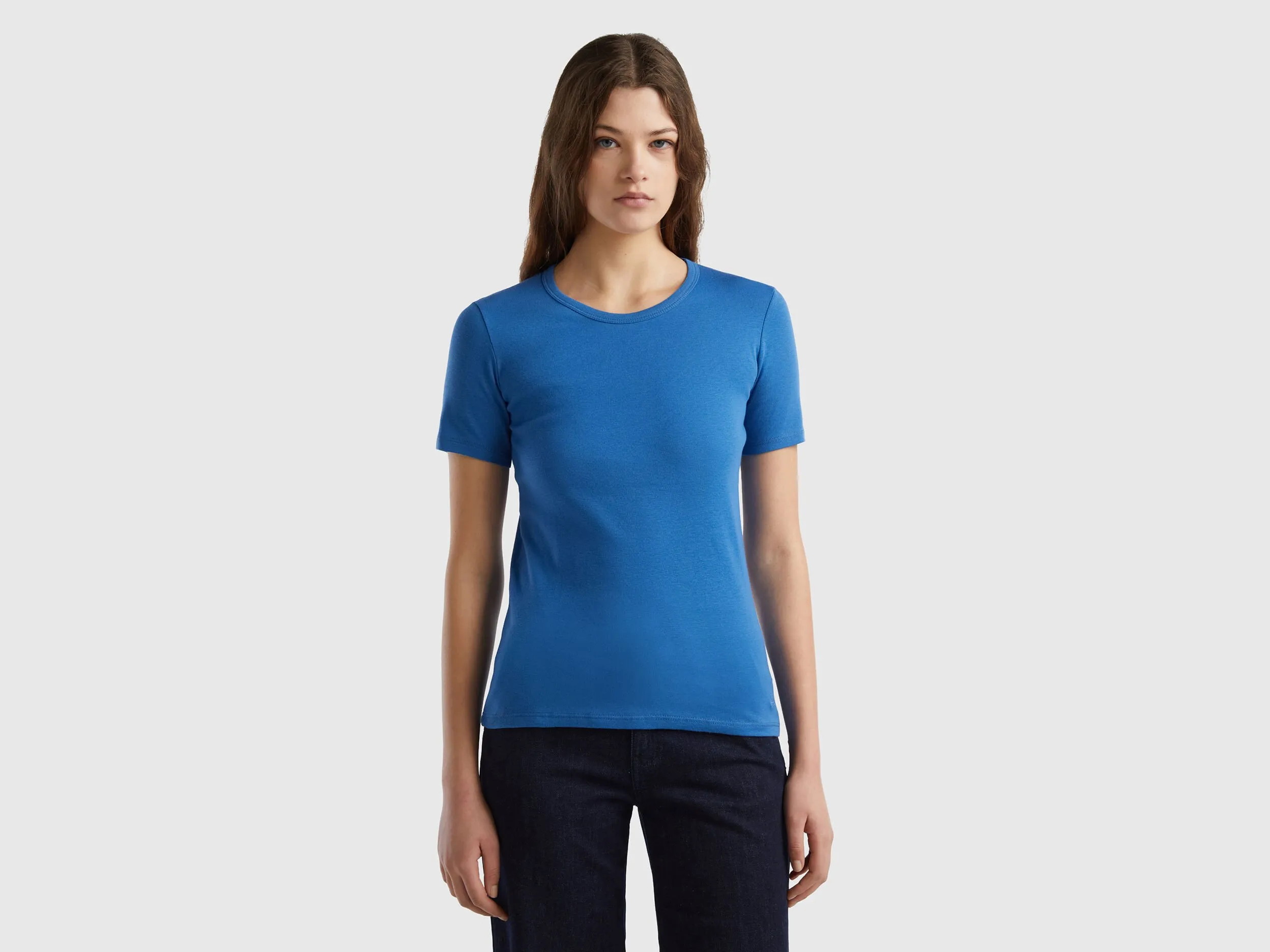 Camiseta de algodón de fibra larga
