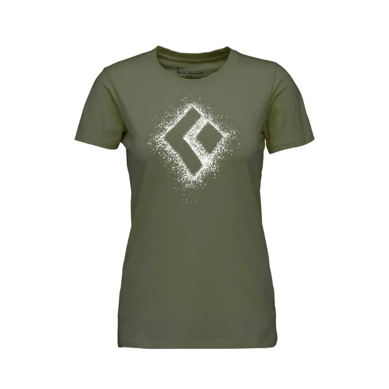 Camiseta de escalada para mujer Black Diamond Chalked Up 2.0 Short Sleeve Tee (Tundra)