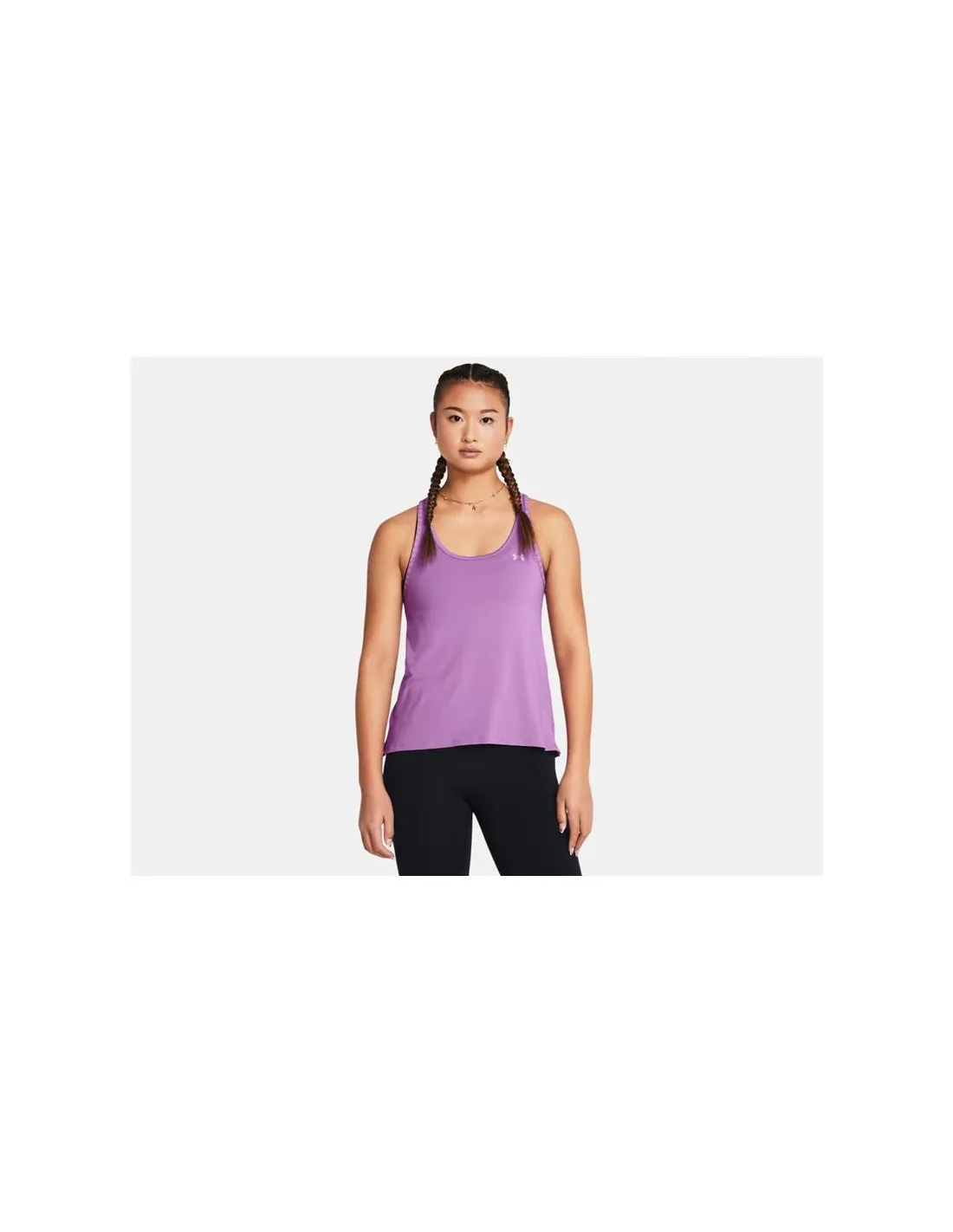 Camiseta de Fitness Under Armour Knockout Tank Mujer Morado