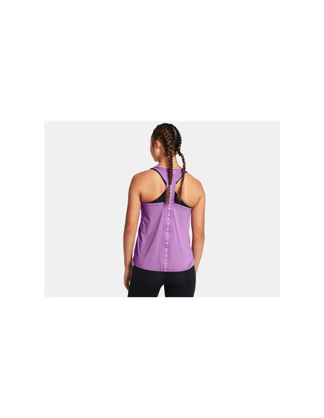 Camiseta de Fitness Under Armour Knockout Tank Mujer Morado