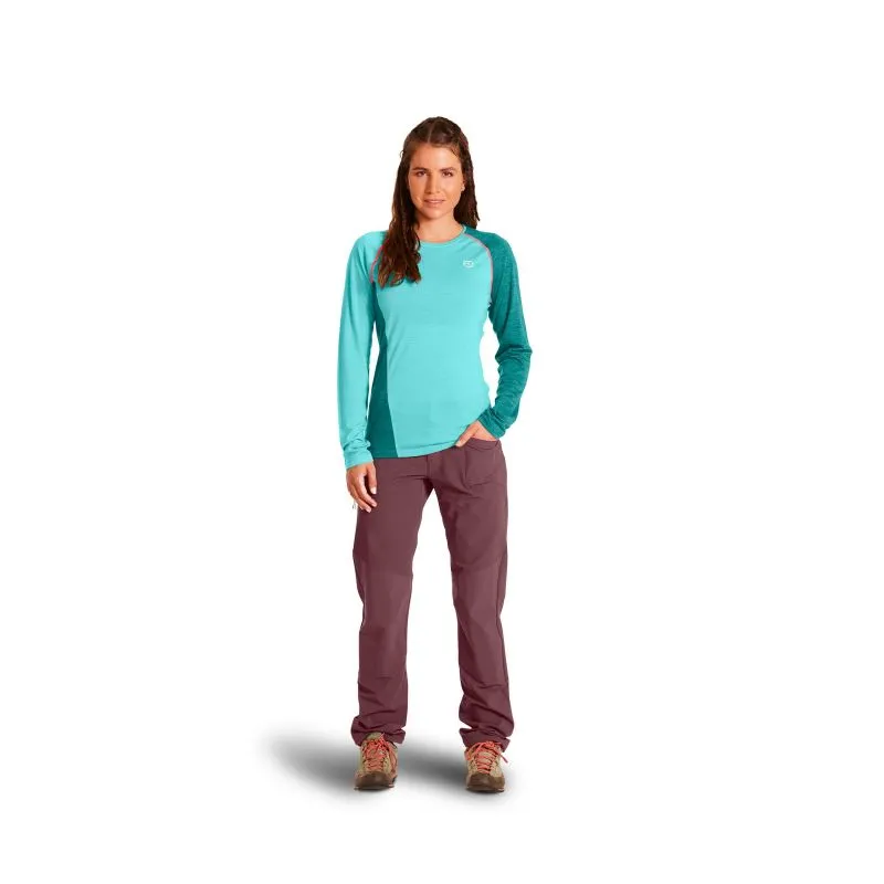 Camiseta de manga larga para mujer Ortovox 120 Cool Tec Fast Upward (mezcla de cascada de hielo)
