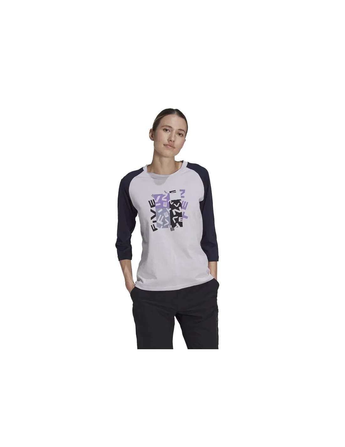 Camiseta de Montaña adidas 5.10 Gfx Ls Mujer