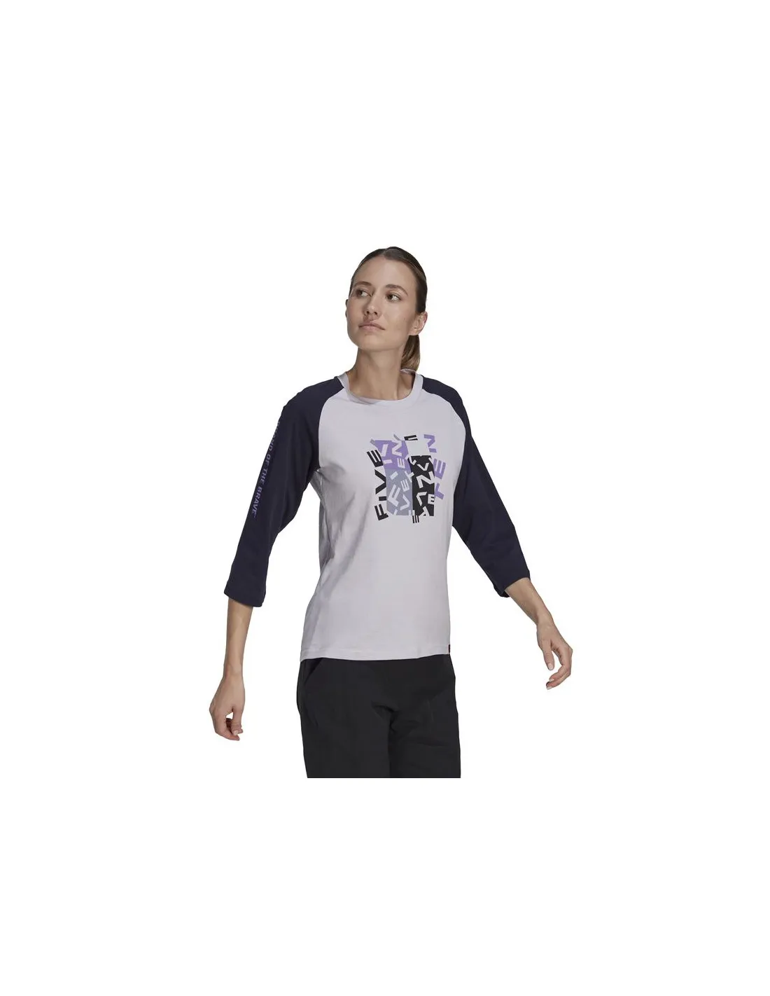 Camiseta de Montaña adidas 5.10 Gfx Ls Mujer