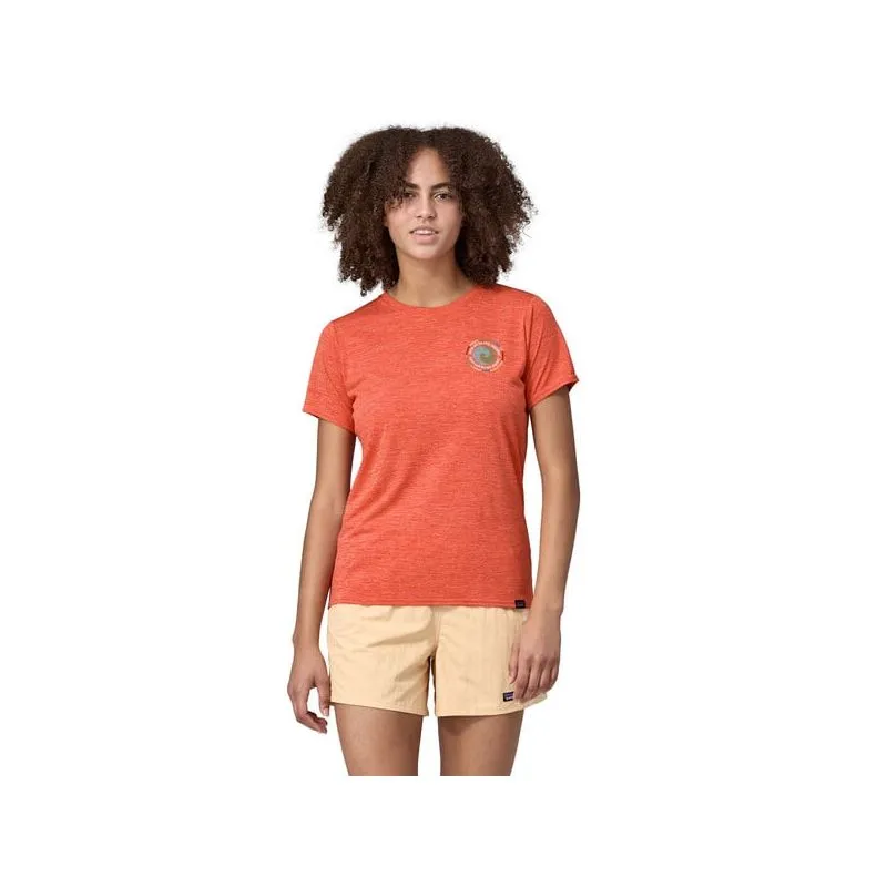 CAMISETA DE MUJER PATAGONIA W'S CAP COOL DAILY GRAPHIC (UNITY FITZ : PIMENTO RED XDYE)