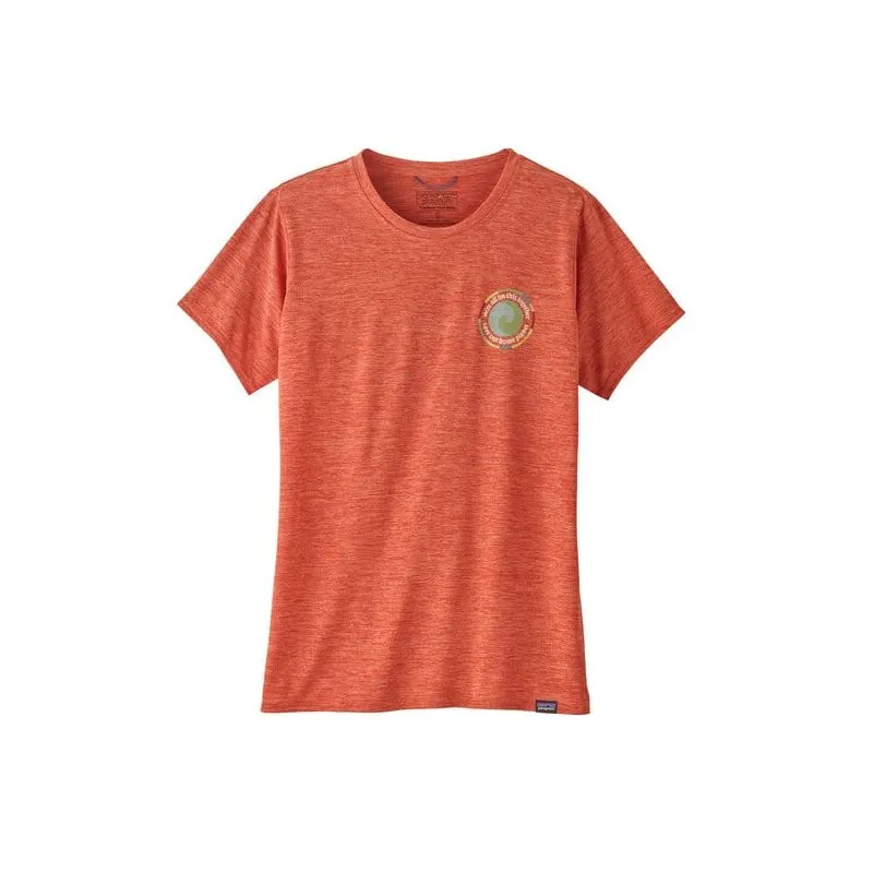 CAMISETA DE MUJER PATAGONIA W'S CAP COOL DAILY GRAPHIC (UNITY FITZ : PIMENTO RED XDYE)