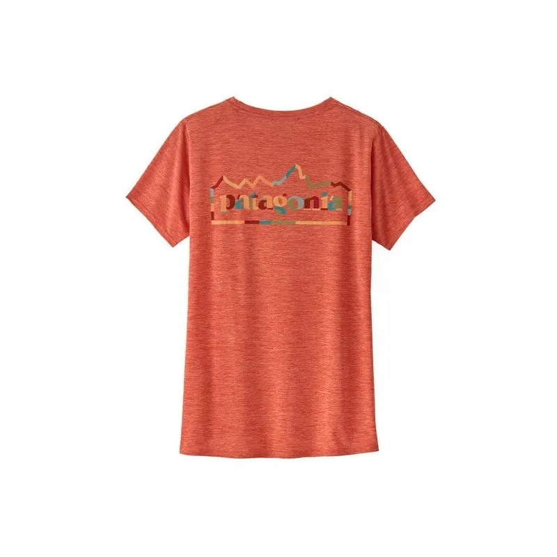 CAMISETA DE MUJER PATAGONIA W'S CAP COOL DAILY GRAPHIC (UNITY FITZ : PIMENTO RED XDYE)