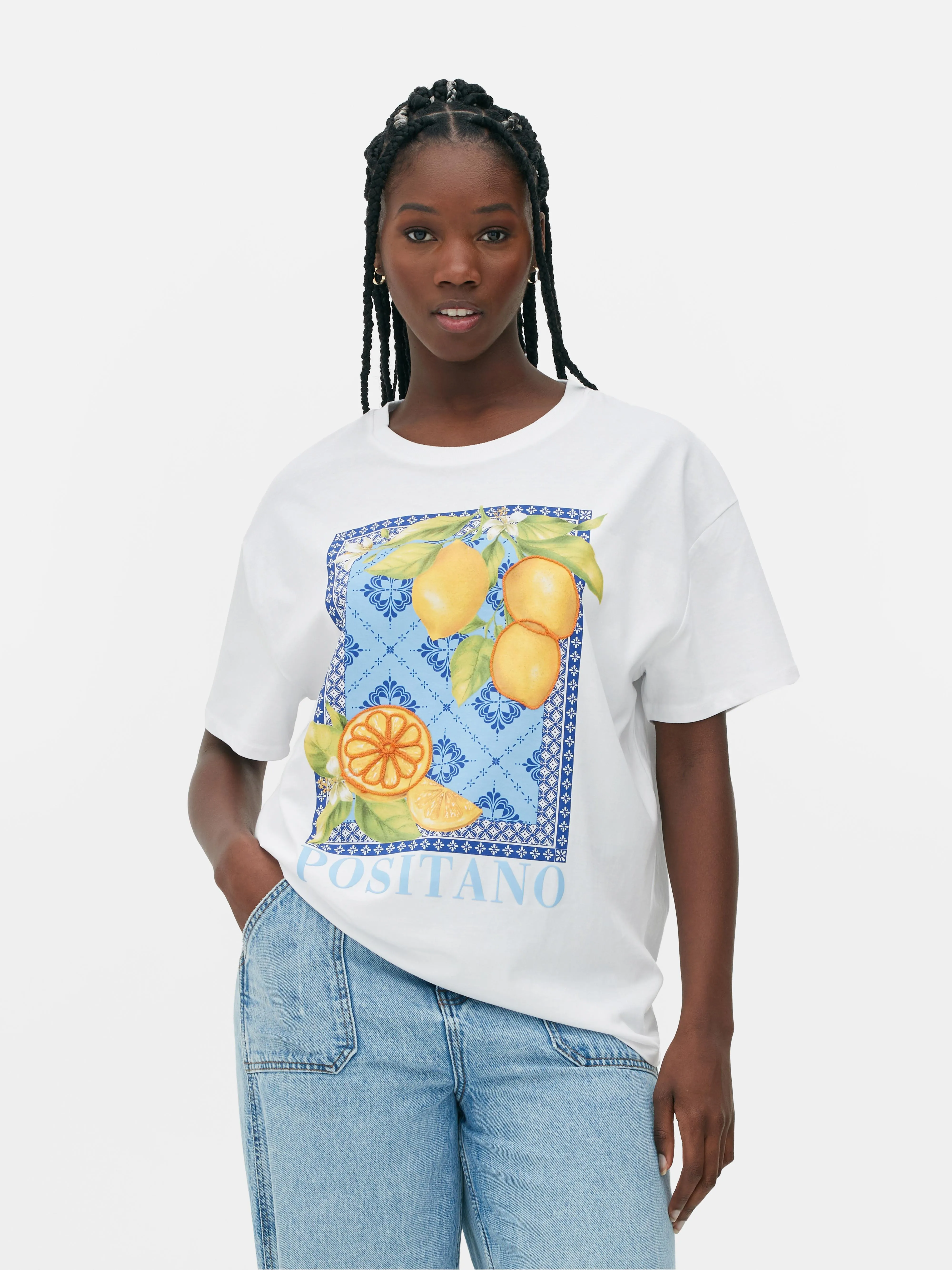 Camiseta extragrande «Positano»