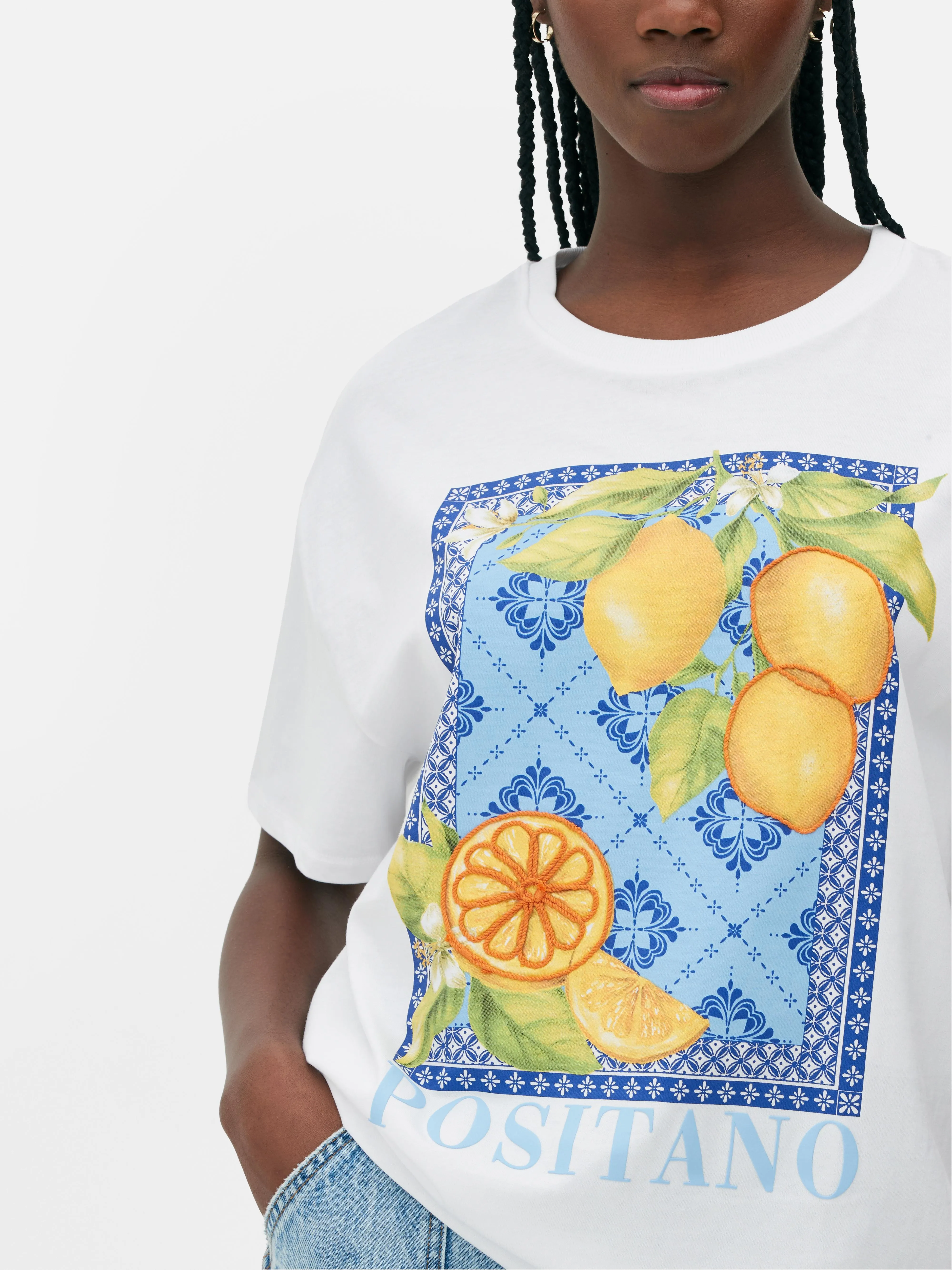 Camiseta extragrande «Positano»