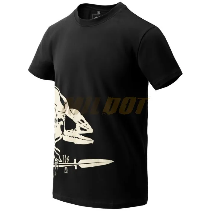 CAMISETA HELIKONTEX FULL BODY SKELETON NEGRA