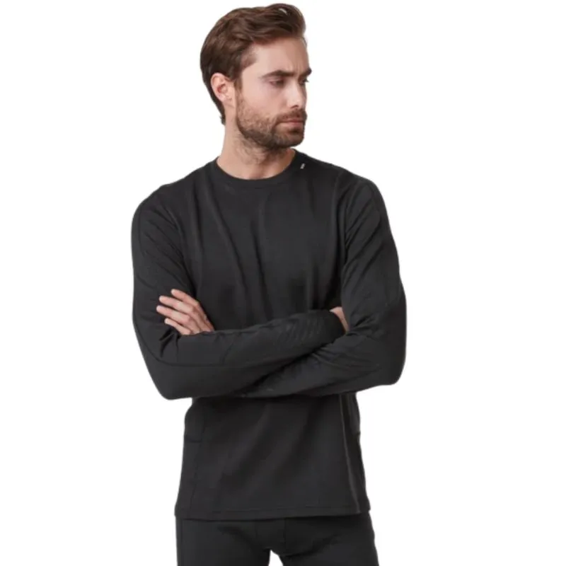 Camiseta Helly Hansen Lifa Merino Lightweight Crew (Negro) Hombre