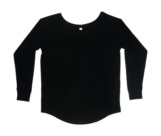 Camiseta holgada manga larga mujer