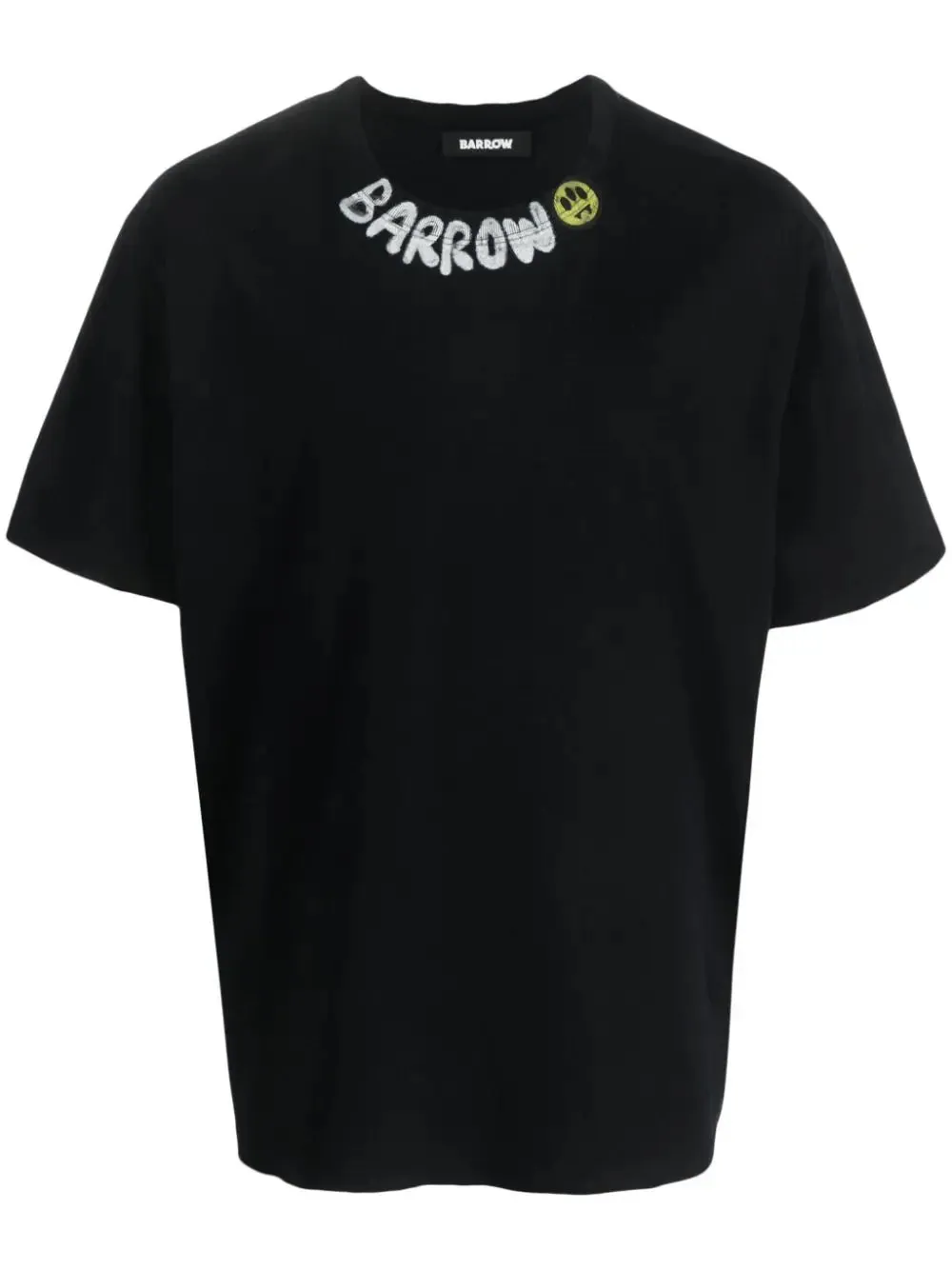 CAMISETA LOGO CUELLO NEGRA