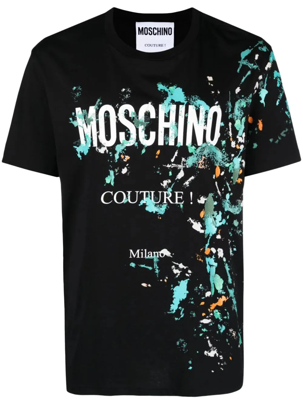 CAMISETA PAINT LOGO NEGRA