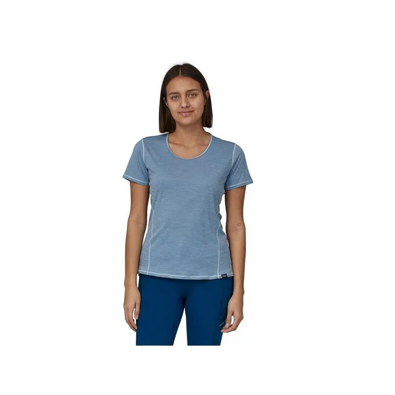 Camiseta Patagonia Cap Cool Lightweight (gris pluma claro) mujer