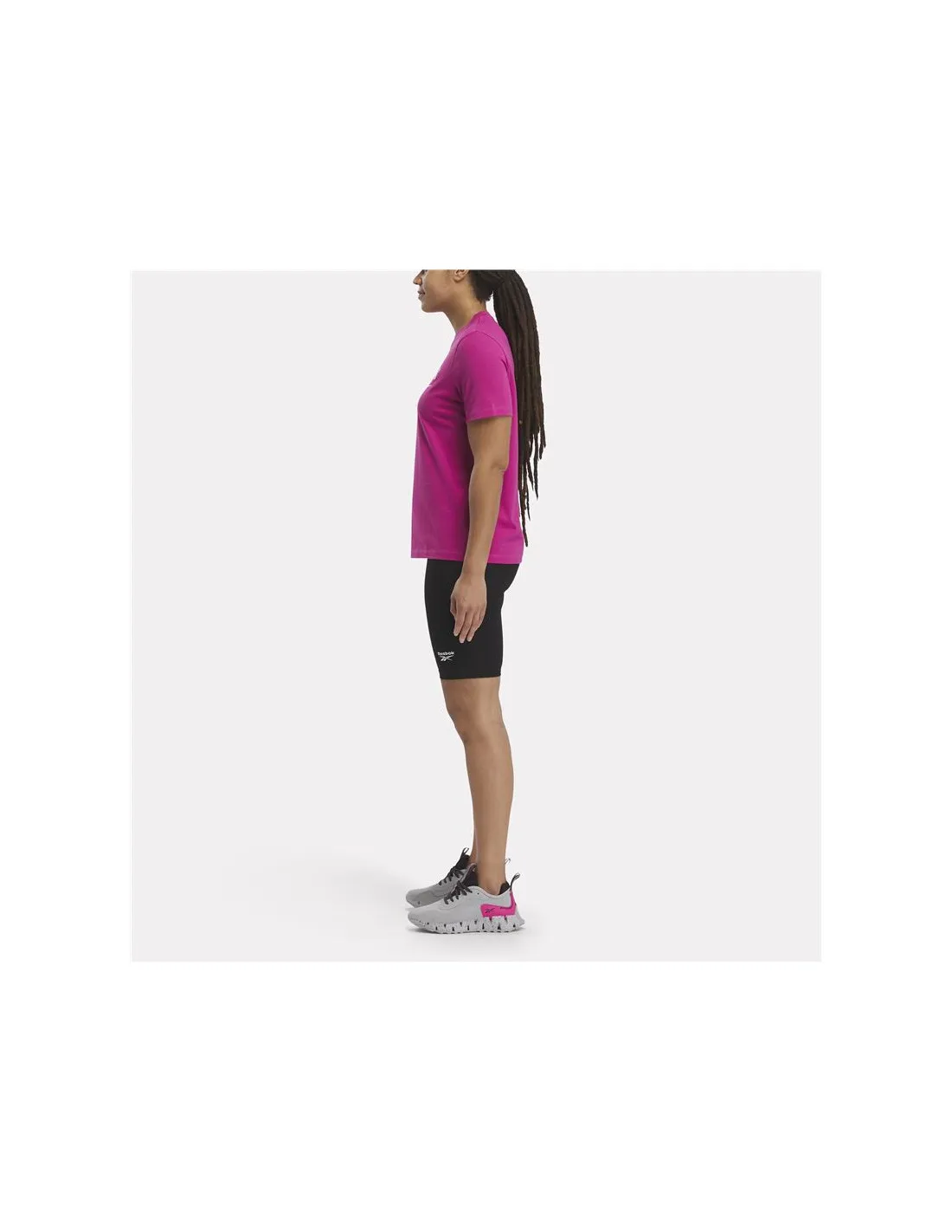 Camiseta Reebok Identity Big Logo Mujer Rosa