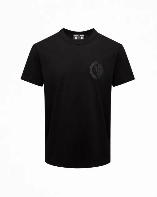 Camiseta Versace Jeans Couture 74GAHI06 Negro