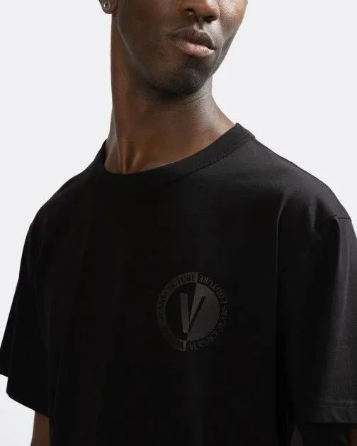 Camiseta Versace Jeans Couture 74GAHI06 Negro