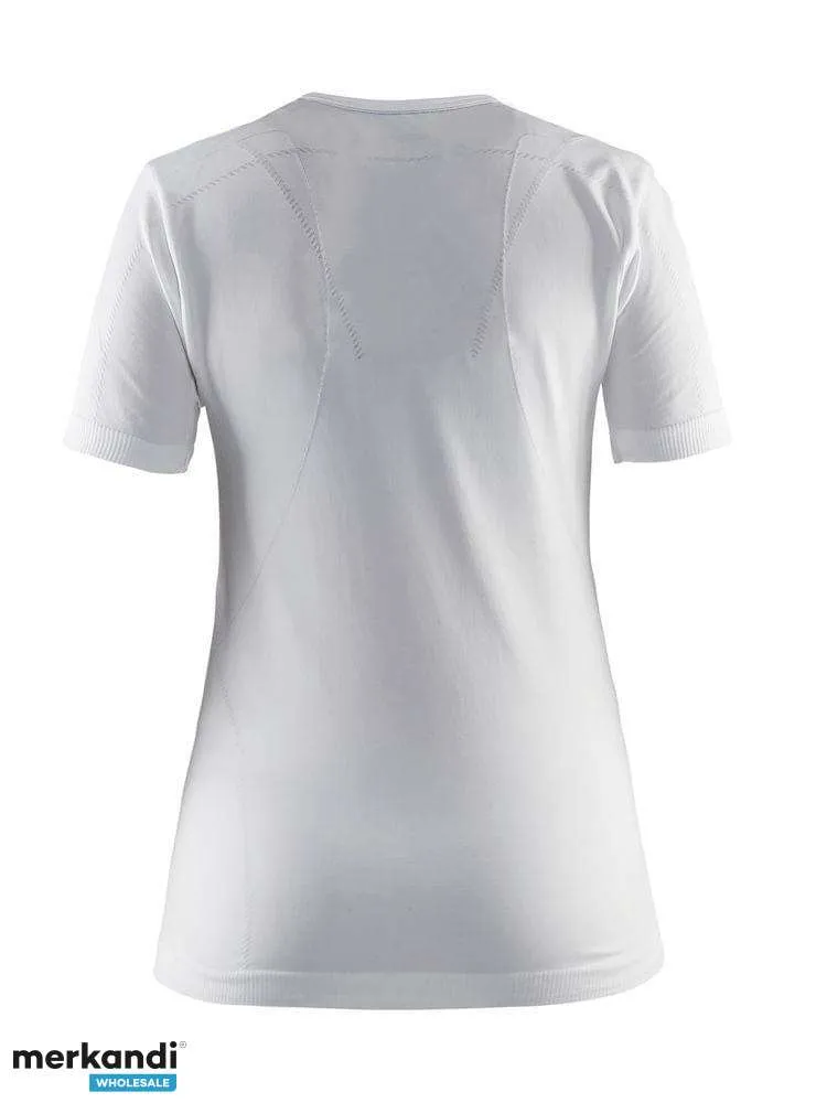 Camisetas confort Craft Active blancas de manga corta para mujer