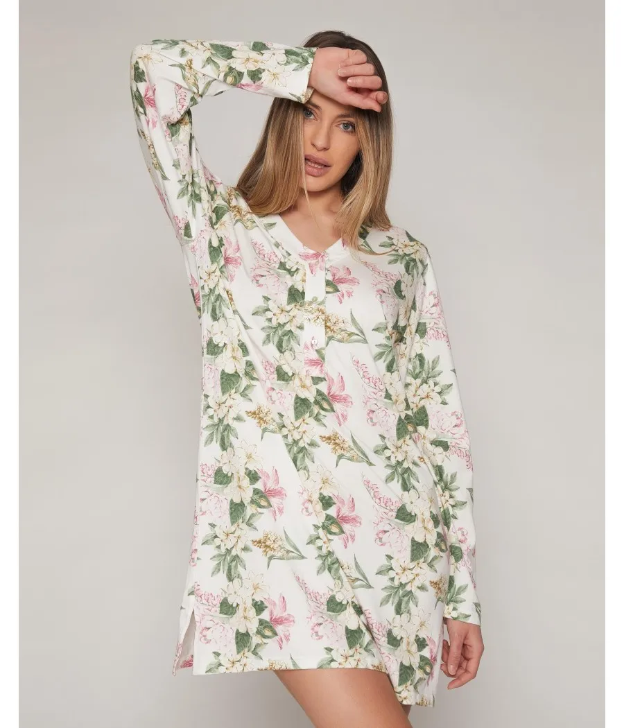 Camisola Flower soft mujer Admas invierno crudo